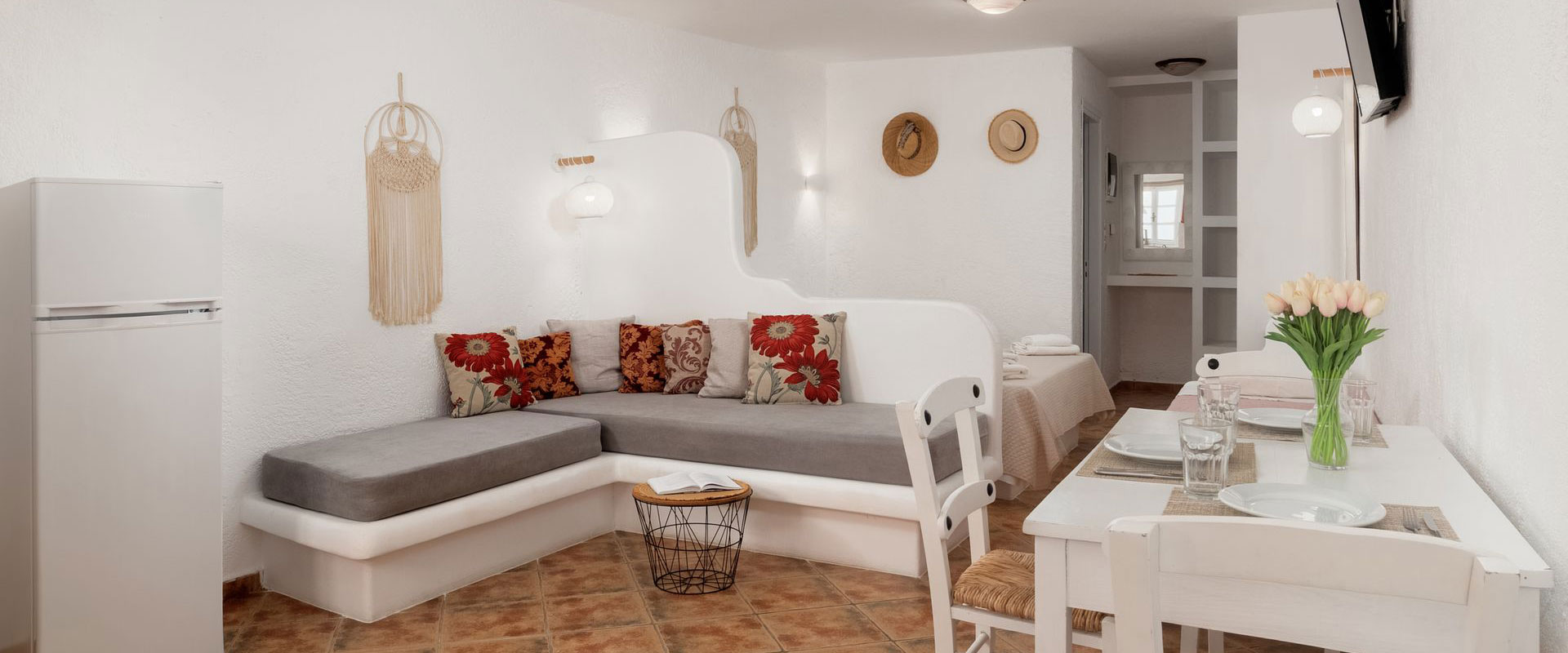 Quadruple Garden View Room at Anemos Sea View