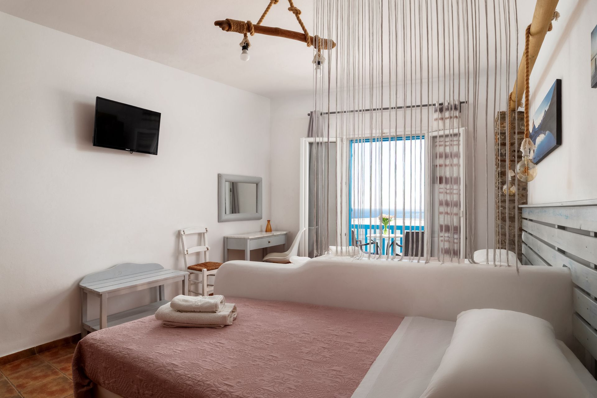 Triple Studio Sea View bedroom